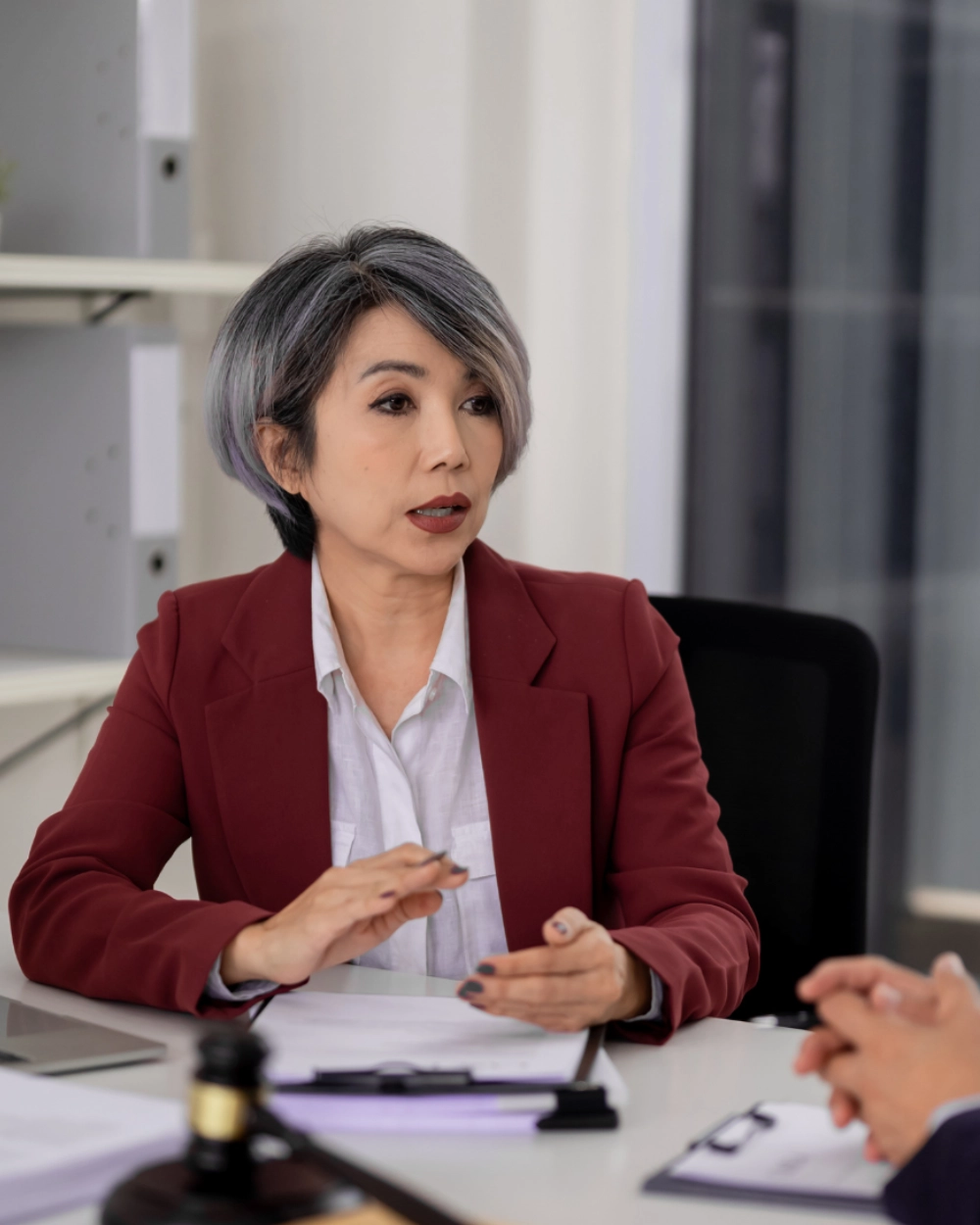 Woman in Negotiation